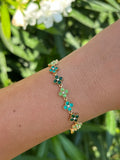Bracelet Flora - Vert