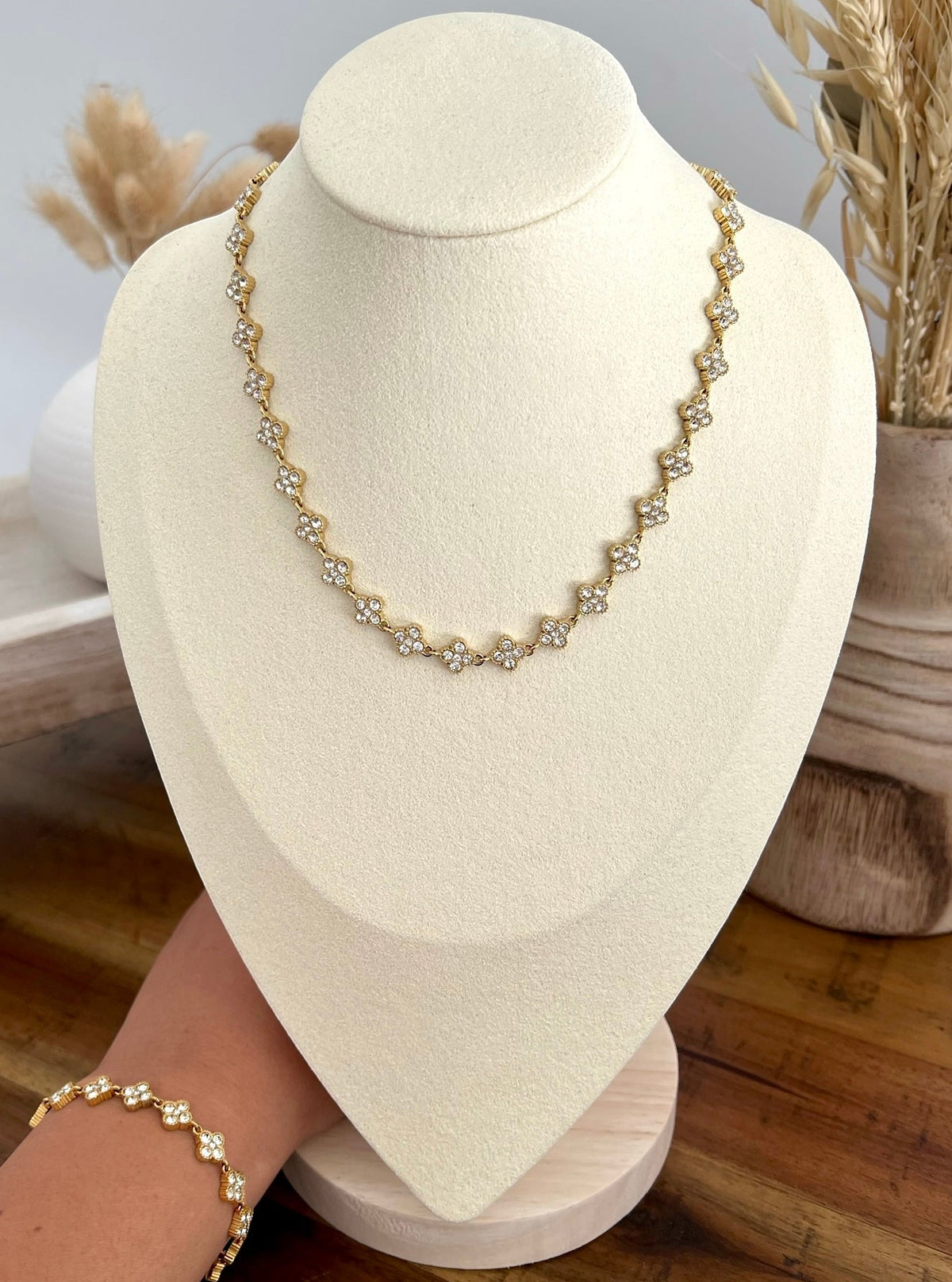 Collier Flora - Blanc