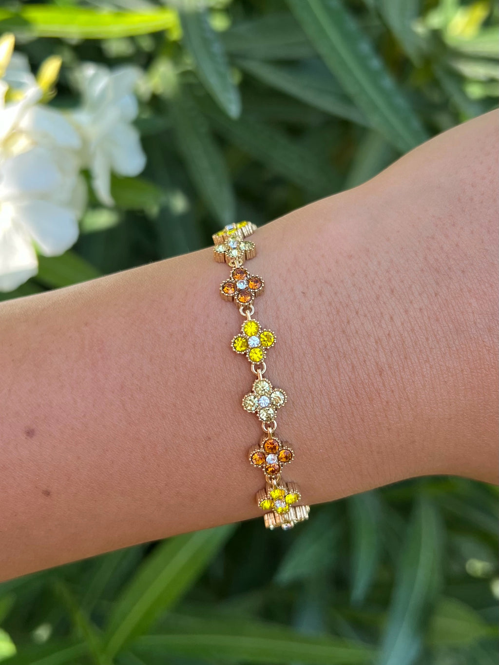 Bracelet Flora - Jaune