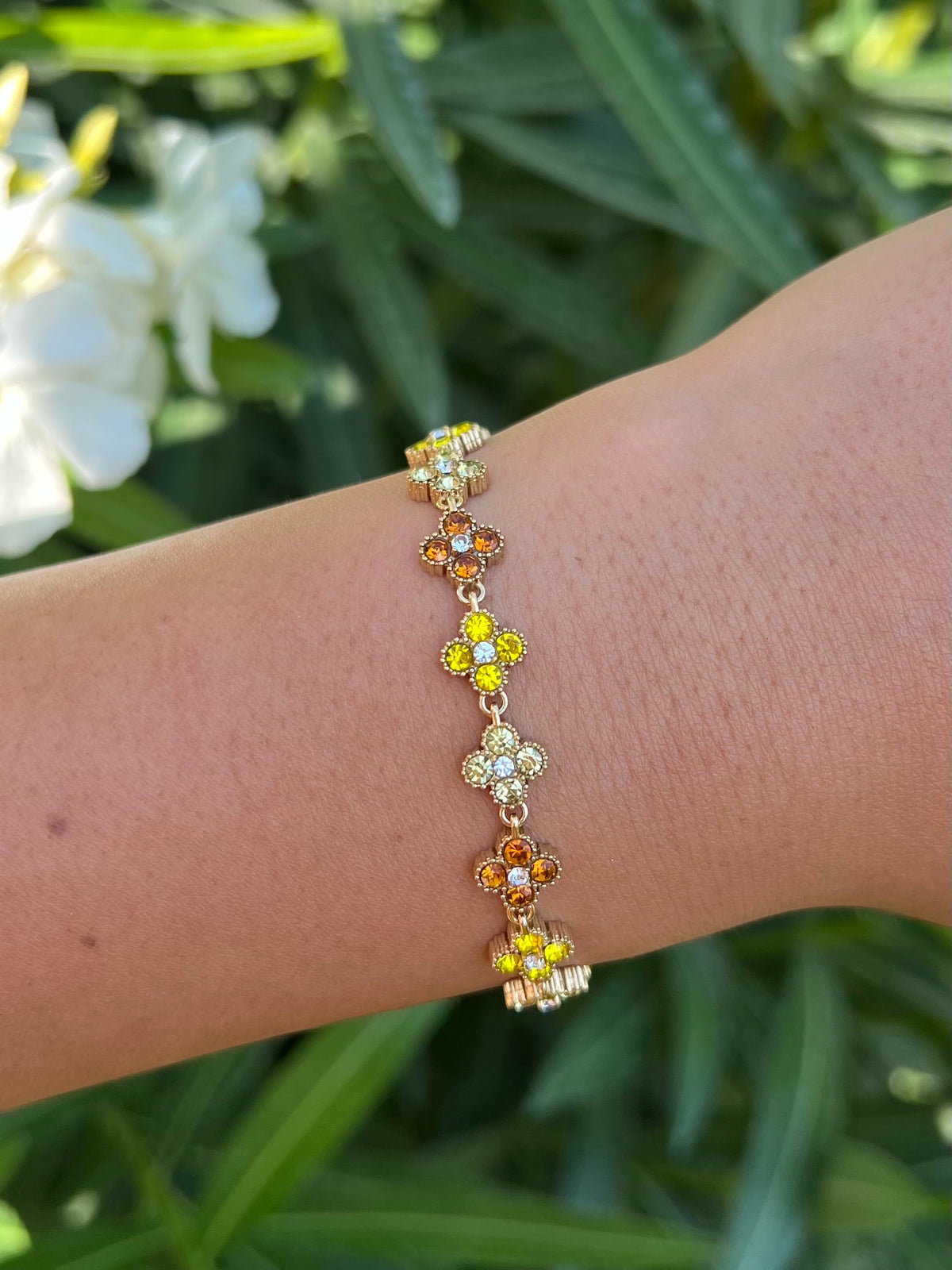 Bracelet Flora - Jaune