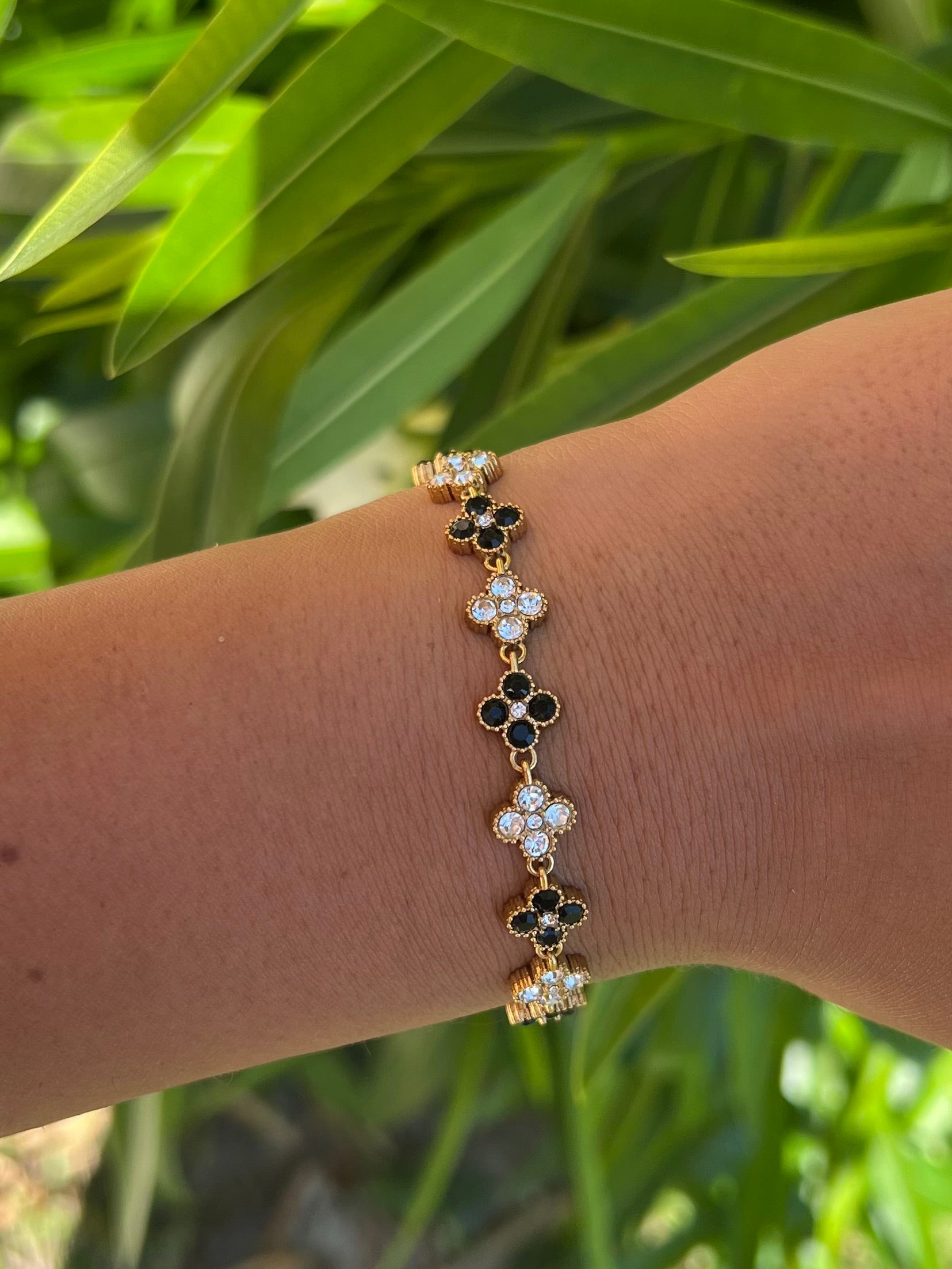 Bracelet Flora - Noir