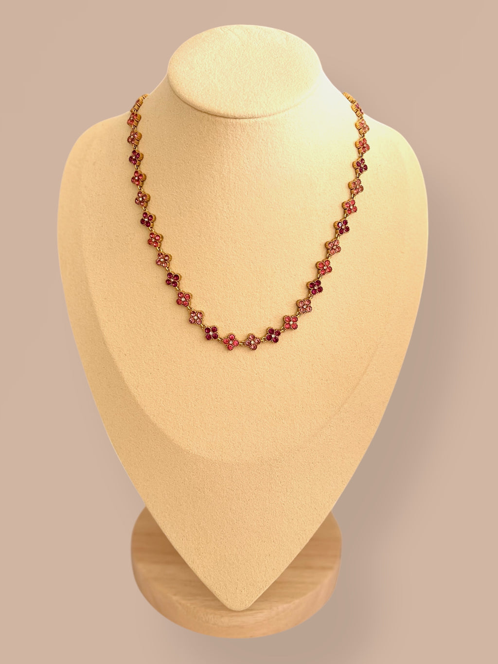 Collier Flora - Rose