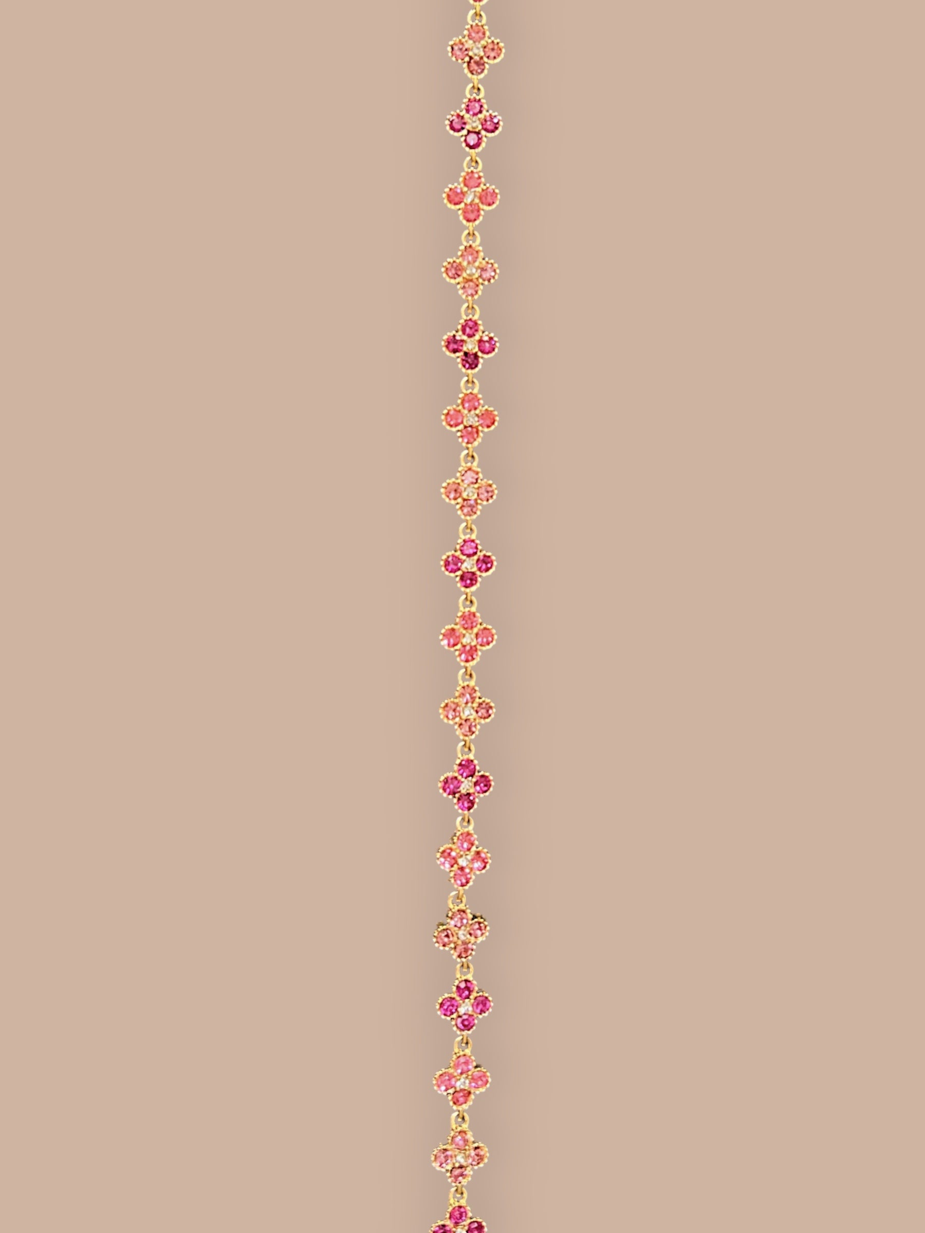 Collier Flora - Rose