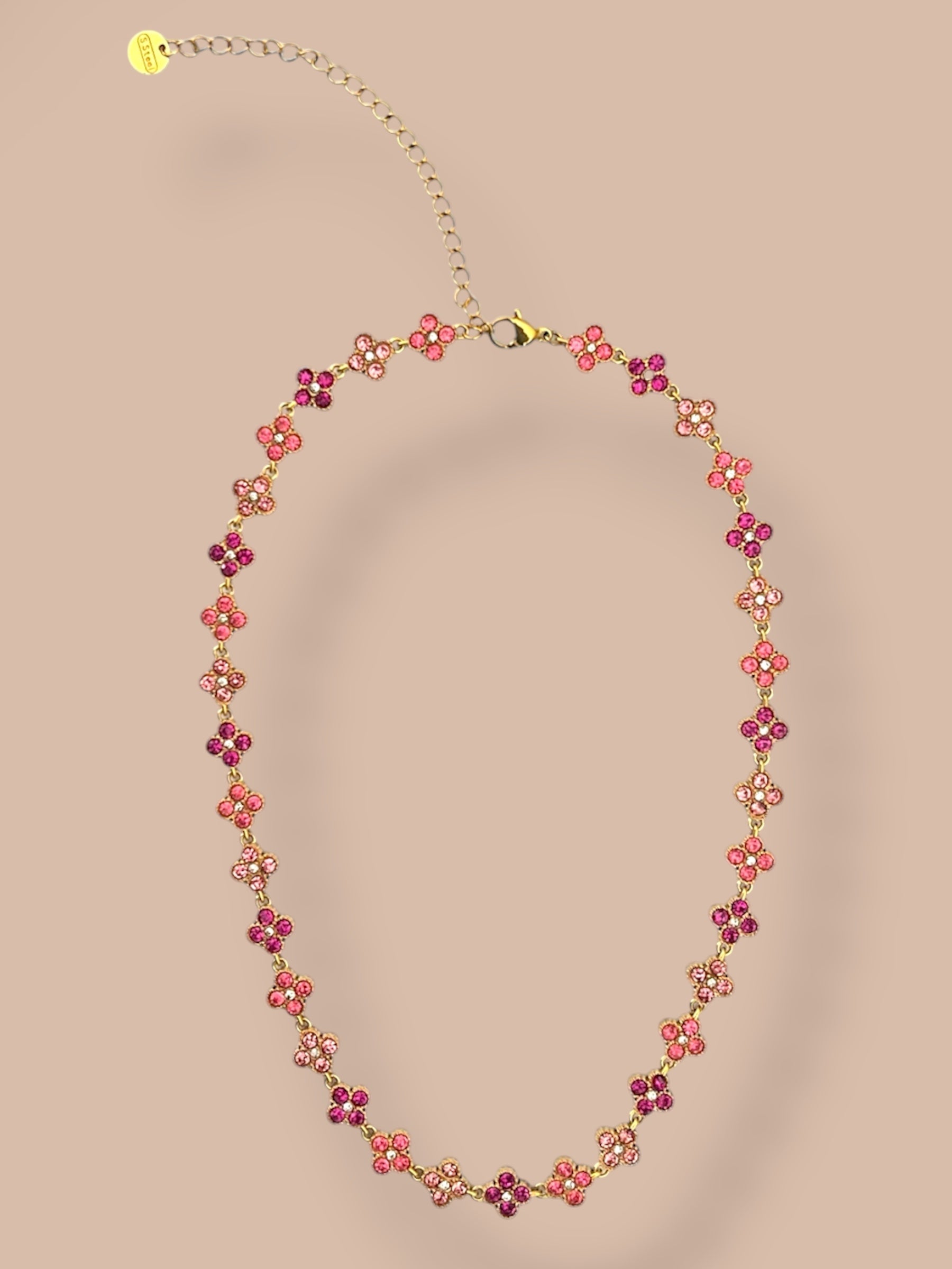 Collier Flora - Rose