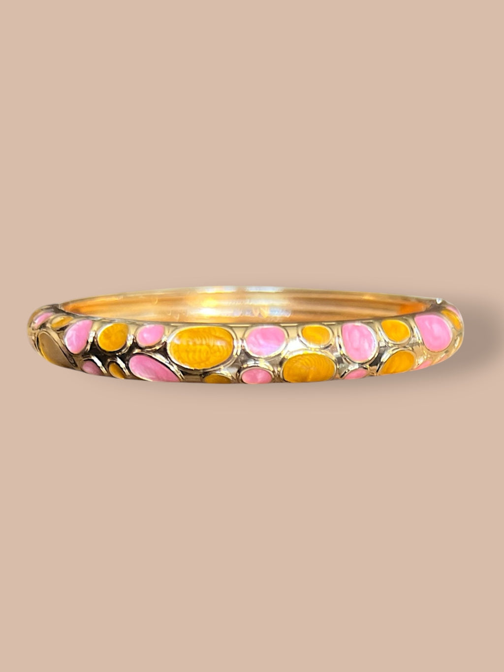 Jonc Camélia - Orange et rose